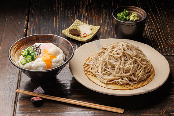 おくらとろろ丼セット